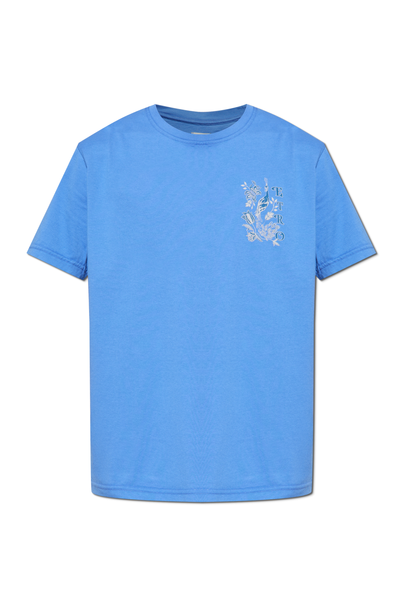 Tシャツ・カットソー ETRO Men T-shirt Blue 1Y5259619 0200 エトロ メンズ Tシャツ トップス T-shirts Blue（ETRO(エトロ) T